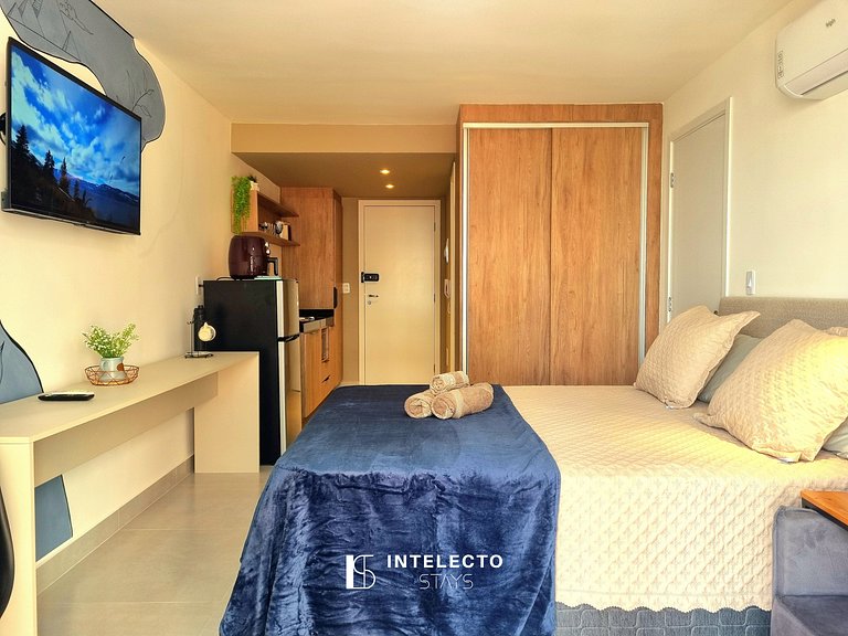 Ap 413 • Central, Piscina, Academia, Ar Cond.