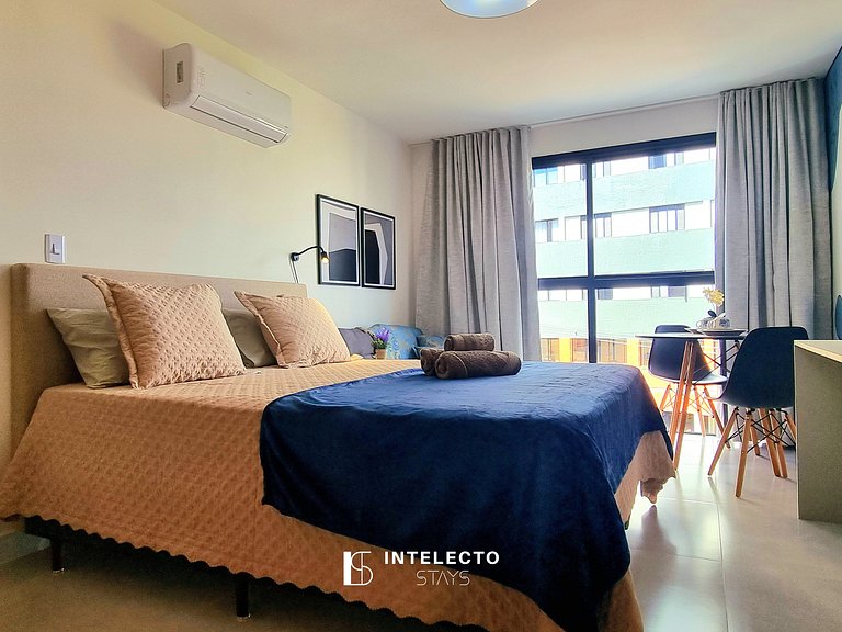 Ap 413 • Central, Piscina, Academia, Ar Cond.