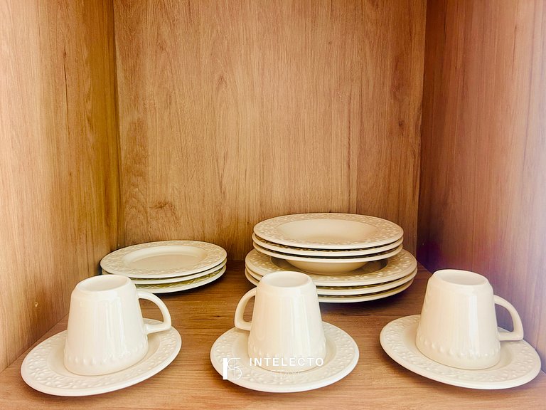 Ap 402 • Central, Piscina, Academia, Ar Cond.