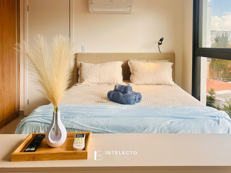 Ap 402 • Central, Piscina, Academia, Ar Cond.