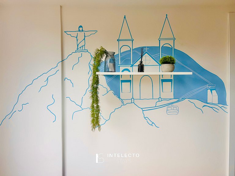 Ap 402 • Central, Piscina, Academia, Ar Cond.