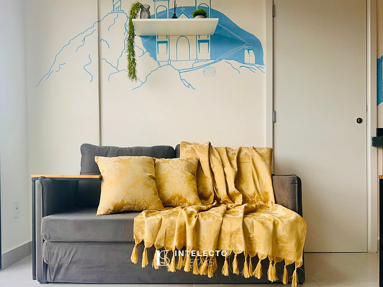 Ap 402 • Central, Piscina, Academia, Ar Cond.