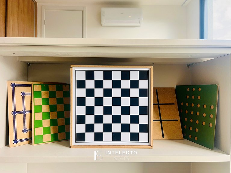 Ap 402 • Central, Piscina, Academia, Ar Cond.