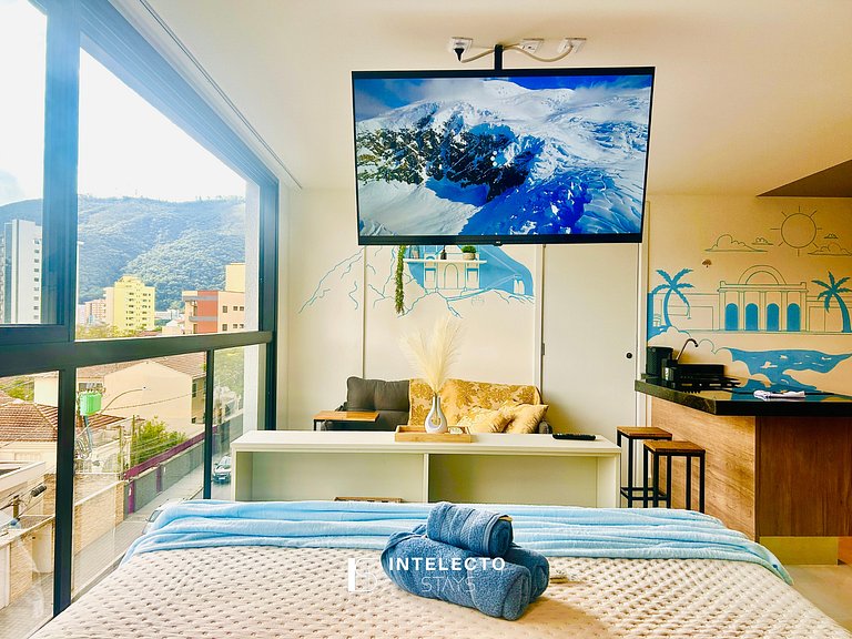 Ap 402 • Central, Piscina, Academia, Ar Cond.