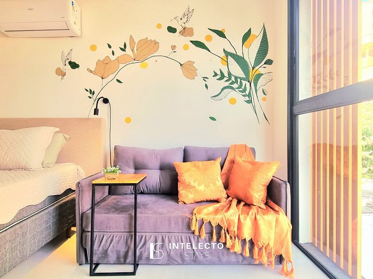 Ap 411• Central, Piscina, Academia, Ar Cond.