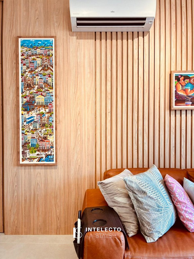 61- Luxo | Banheira de imersão | 3 suítes | Centro