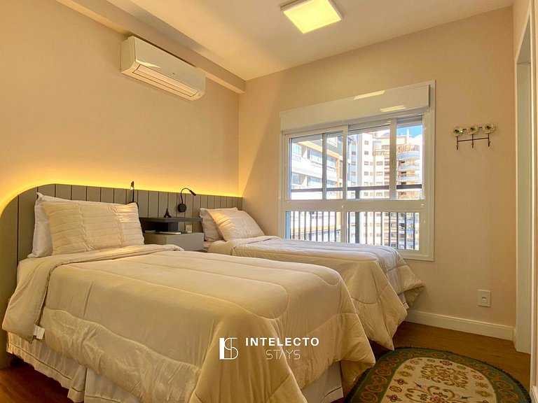 61- Luxo | Banheira de imersão | 3 suítes | Centro