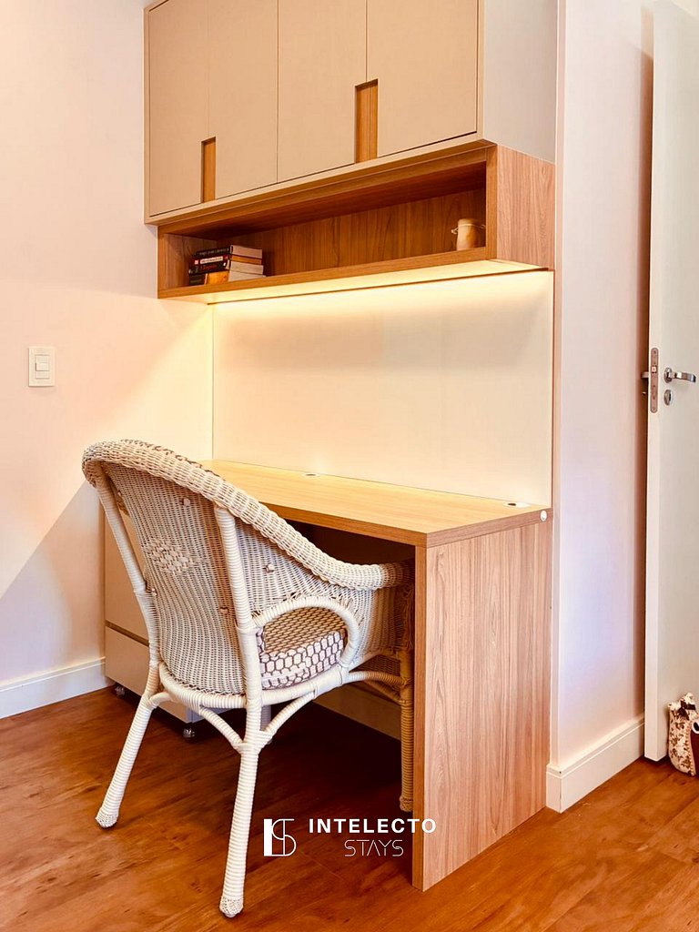 61- Luxo | Banheira de imersão | 3 suítes | Centro