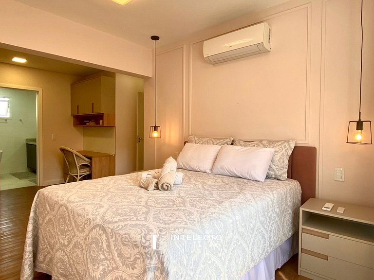 61- Luxo | Banheira de imersão | 3 suítes | Centro