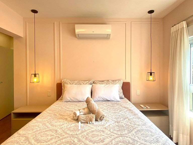 61- Luxo | Banheira de imersão | 3 suítes | Centro