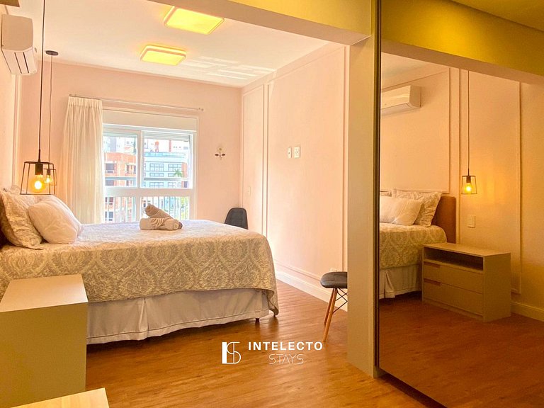 61- Luxo | Banheira de imersão | 3 suítes | Centro