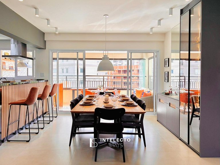 61- Luxo | Banheira de imersão | 3 suítes | Centro