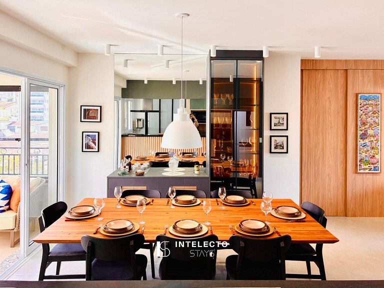 61- Luxo | Banheira de imersão | 3 suítes | Centro