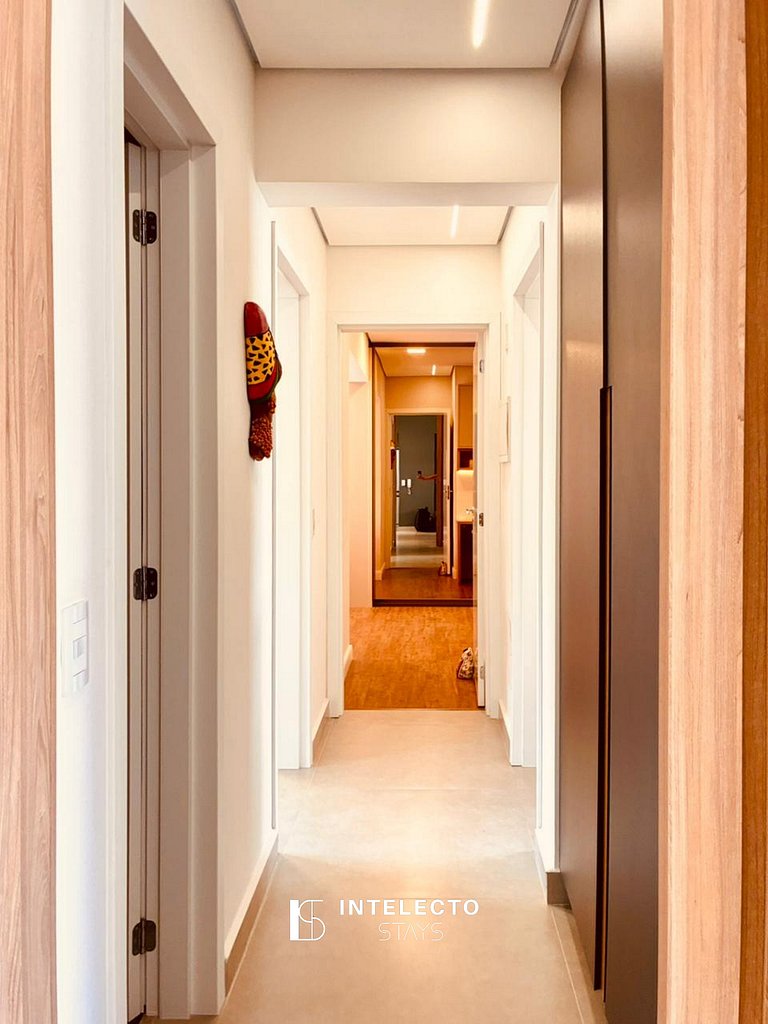 61- Luxo | Banheira de imersão | 3 suítes | Centro