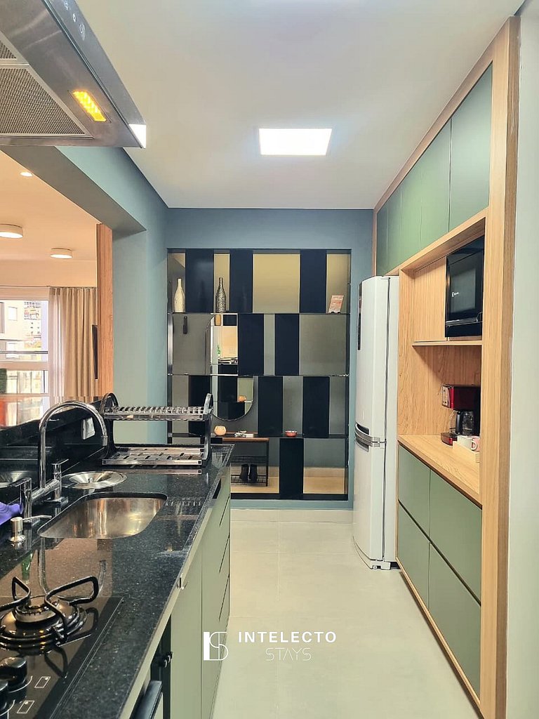 61- Luxo | Banheira de imersão | 3 suítes | Centro