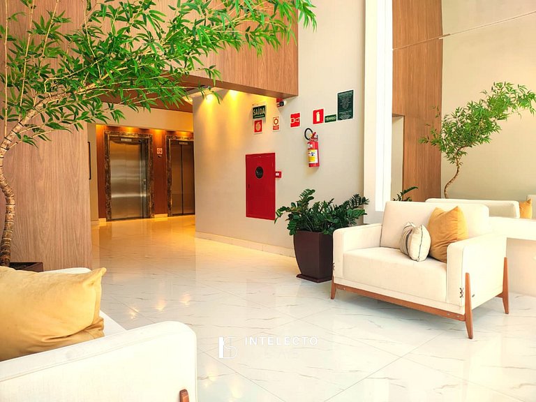 61- Luxo | Banheira de imersão | 3 suítes | Centro