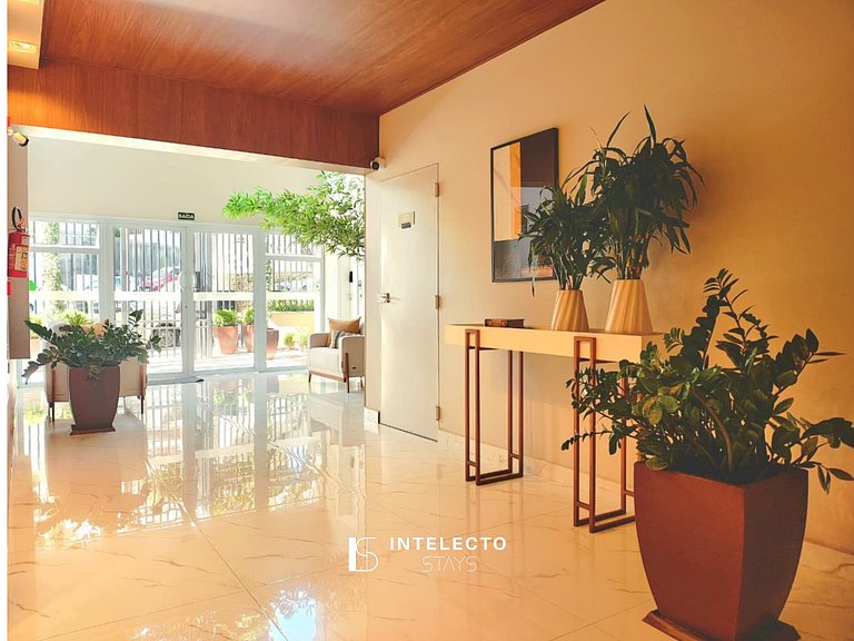 61- Luxo | Banheira de imersão | 3 suítes | Centro