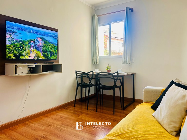 Apê 1/104 - Vista para Serra em Condomínio Fechado
