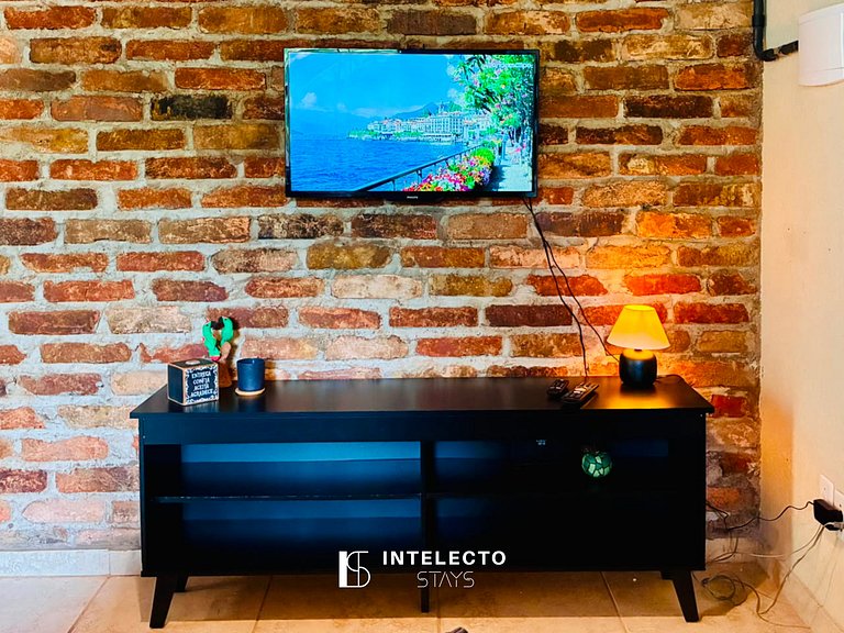 Loft aconchegante no Centro, c/Wi-Fi e garagem