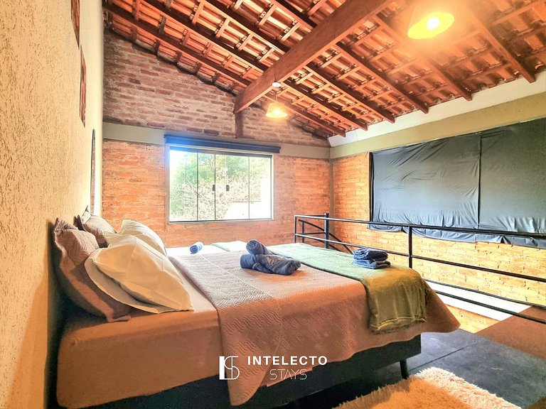 Loft aconchegante no Centro, c/Wi-Fi e garagem