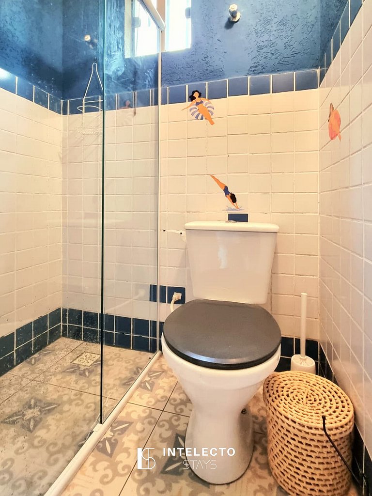 Loft aconchegante no Centro, c/Wi-Fi e garagem