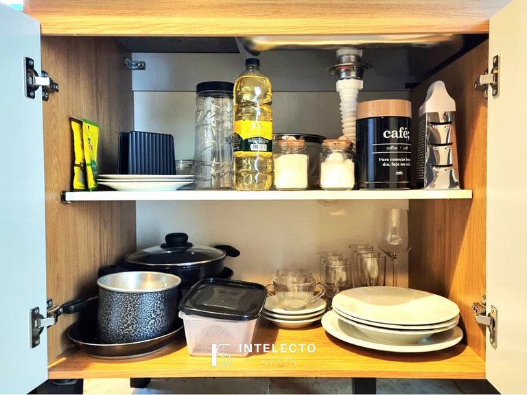 Loft aconchegante no Centro, c/Wi-Fi e garagem