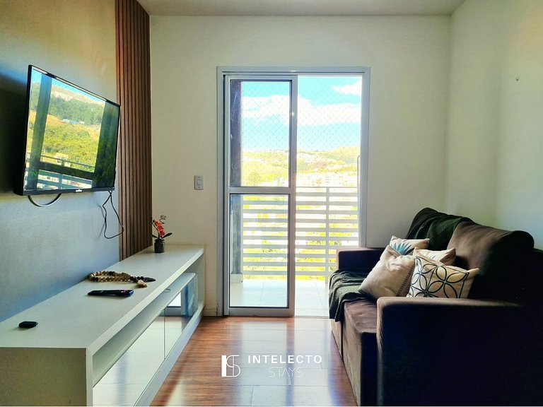 Apê903. Vista incrível, varanda gourmet, piscina