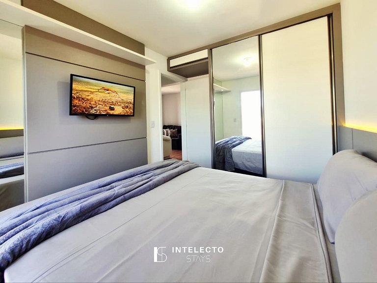 Apê903. Vista incrível, varanda gourmet, piscina