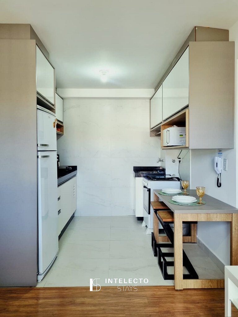 Apê903. Vista incrível, varanda gourmet, piscina