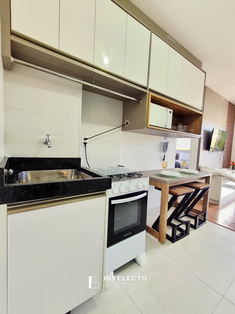 Apê903. Vista incrível, varanda gourmet, piscina