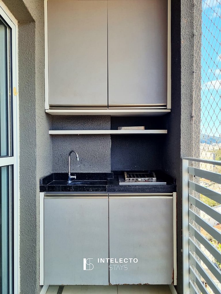 Apê903. Vista incrível, varanda gourmet, piscina