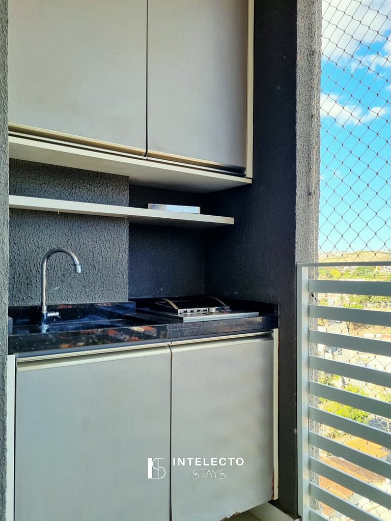 Apê903. Vista incrível, varanda gourmet, piscina