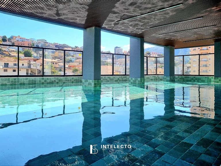 Ap264 • Central, Vista top, Piscina, Acad.