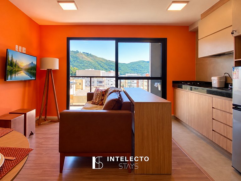 Ap283•Central, Varanda, Vista top, Piscina, Acad.,