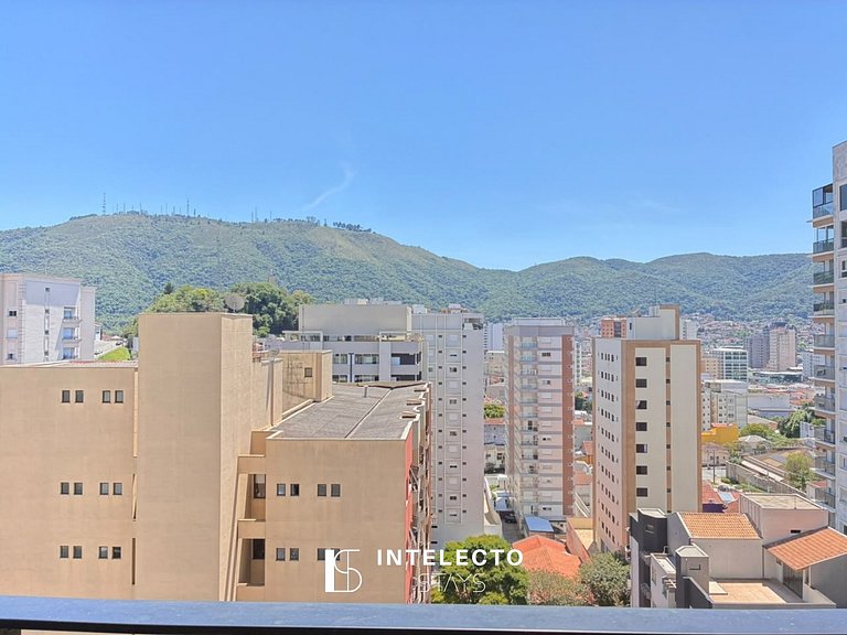 Ap283•Central, Varanda, Vista top, Piscina, Acad.,